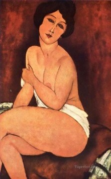 gran sentado desnudo Amedeo Modigliani Pinturas al óleo